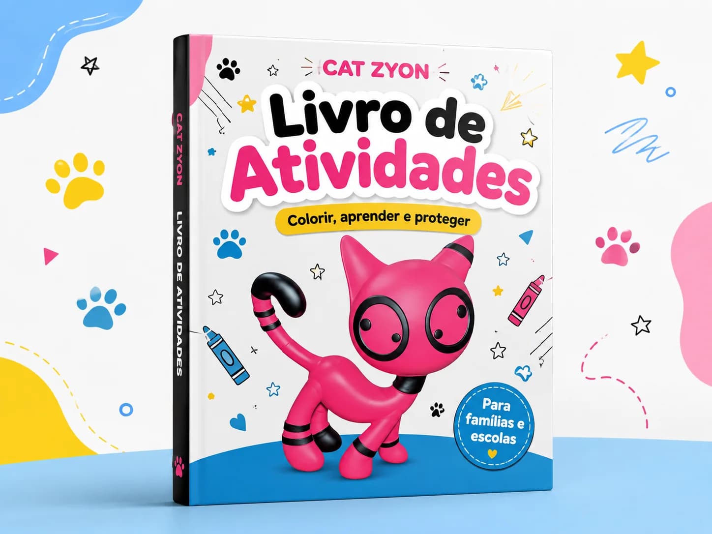 Cover of the Cat Zyon activity book